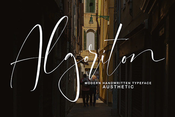 Algoriton: The Handwritten Typeface for Boutique Branding