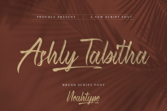 Ashly Tabitha: A Modern Script Font for Editorial Design