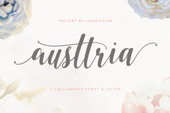 Austtria: A Modern Handwritten Typeface for Distinctive Web Design