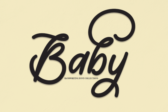 Baby Font: A Handwritten Typeface for Editorial Elegance