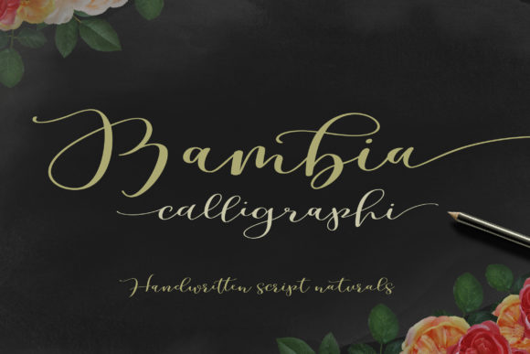 Bambia Calligraphi: A Designer’s Take on Handwritten Typography for Digital Brands