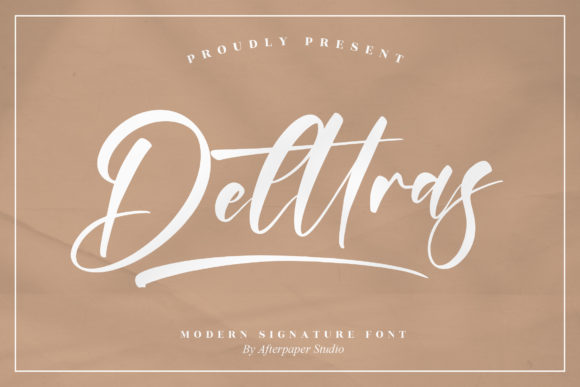 Delttras: A Script Font That Elevates Brand Identity