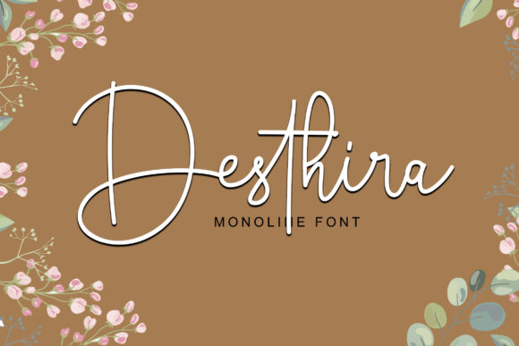 Desthira: Elevating Digital Brand Identity with Elegant Script Typography