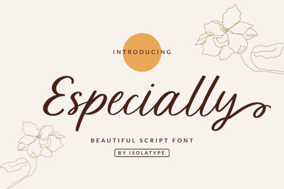 Especially: A Script Font That Elevates Your Brand