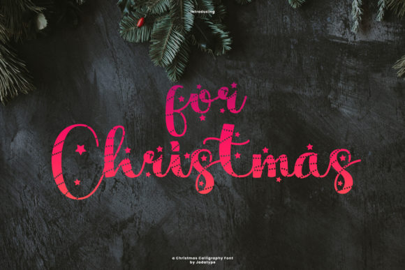For Christmas Typeface: Elevate Your Holiday Craft Projects