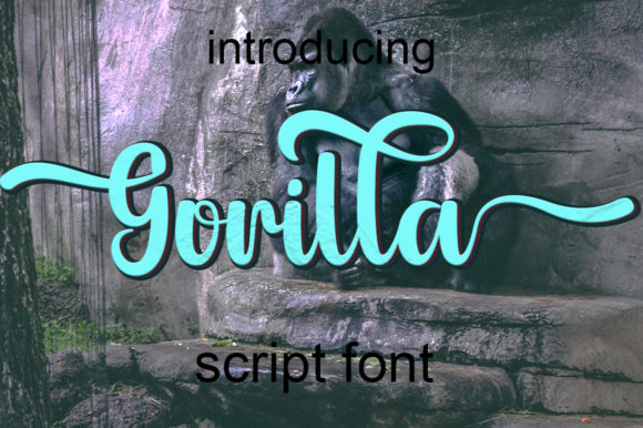 Gorilla Font: Elevate Your Brand with Luxurious Handwritten Typography