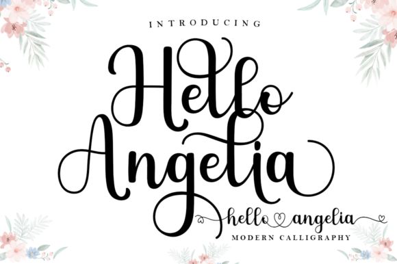 Hello Angelia: A Beautiful Font for Business Branding