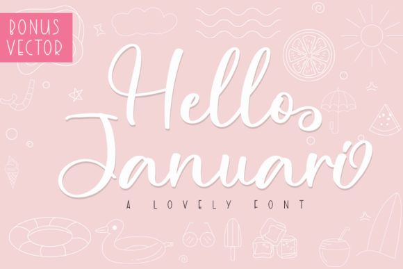 Hello Januari: A Romantic Handwritten Font for Elegant Brand Identity