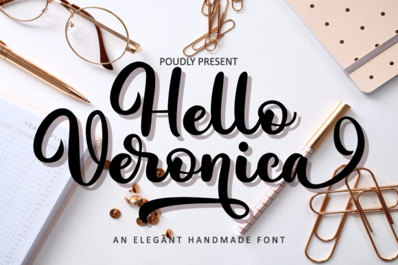 Hello Veronica: A Script Font That Brings Handmade Elegance to Life