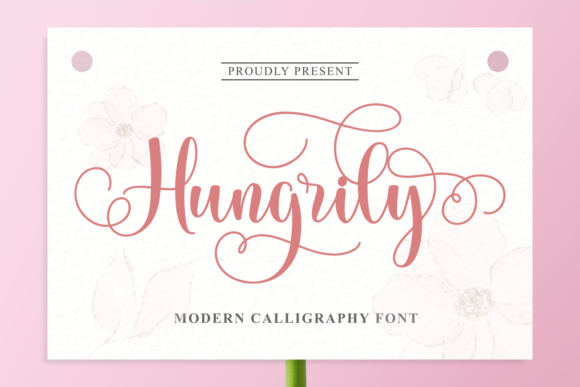 Hungrily: The Sweet Handwritten Typeface for Handmade Brands