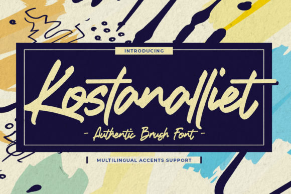 Kostanalliet: A Handwritten Typeface for Digital Branding