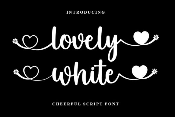 Lovely White: The Handwritten Typeface for Editorial Design