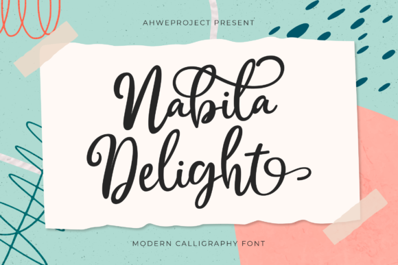 Nabila Delight: A Script Font That Elevates Editorial Design