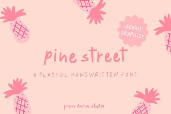 Pine Street: The Handwritten Font for Authentic Small Business Branding