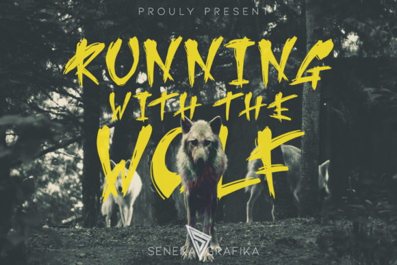 Running Wolf: A Handwritten Typeface for Editorial Design