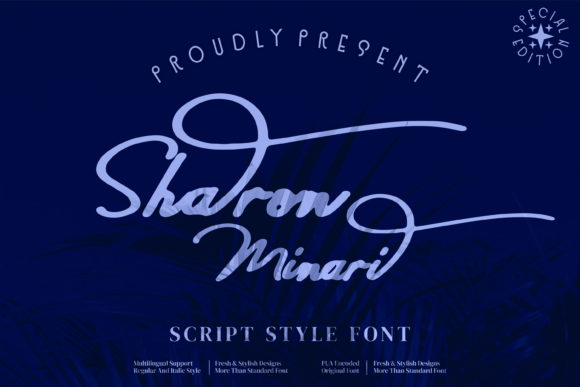 Sharon Minari Font Review: A Script Typeface for Creative Branding