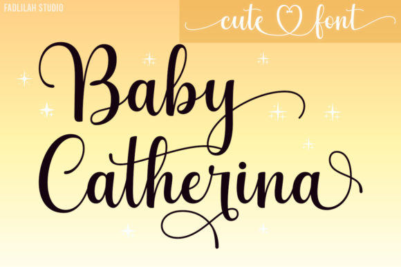 Upgrade Your Brand Identity with the Baby Catherina Typeface