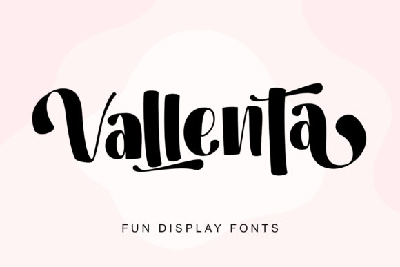 Vallenta: A Playful Handwritten Font for Creative Branding Projects