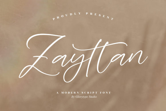 Zayttan: The Modern Script Font for Polished Brand Identity